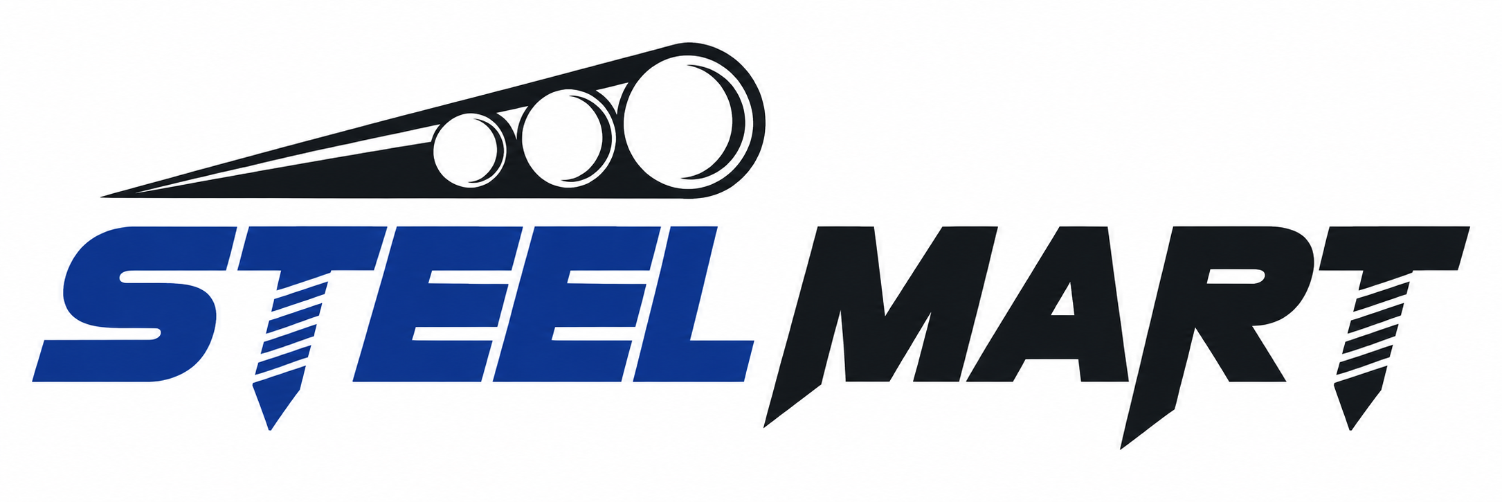 STEEL MART wholesale stainless steel business logo