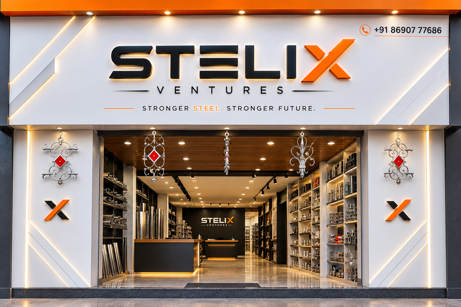 STELIX VENTURES stainless steel retail counter in Gumanpura, Kota